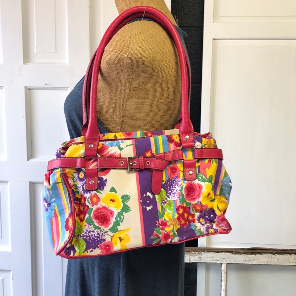 Croft & Barrow Canvas Spring Shoulderbag